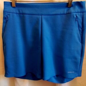 CUTTER & BUCK/ ANNIKA Women's Vibrant Blue Pull-on Golf Shorts Size: M -Like NEW